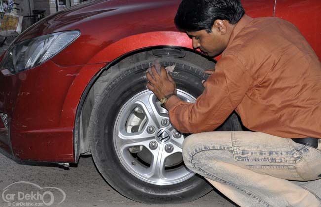 Weekly inspection of tyre inspection-of-tyre