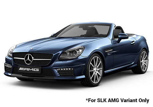 Mercedes benz slk cavansite blue #1