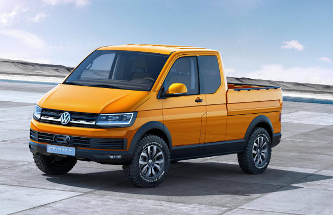 VW Tristar, a pick-up truck with an espresso machine