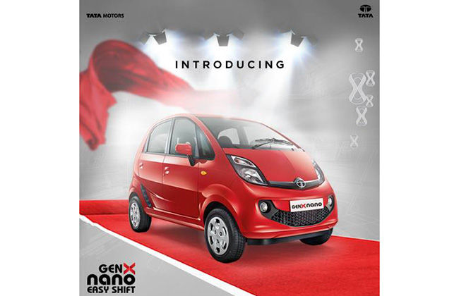 Tata GenX Nano AMT Driven -Evo India