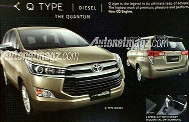 2016 Toyota Innova Leaked Images