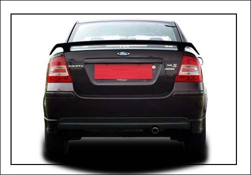Ford Fiesta 1.4 Duratorq ZXI - Full Rear View Exterior Photo