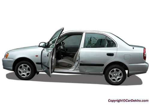 Hyundai Accent - Driver's Side View Door Open Exterior Photo