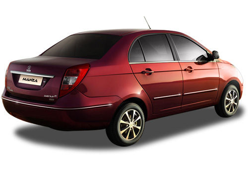 Tata Manza Aura (ABS) Safire - Rear Angle View Exterior Photo