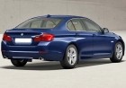 BMW 5 Series Rear Angle View Picture