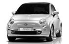 Fiat 500 Front Angle High View Picture