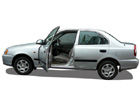 Hyundai Accent Executive LPG Driver's Side View Door Open Exterior Photo Hyundai Accent Executive LPG Driver's Side View Door Open Exterior Photo
