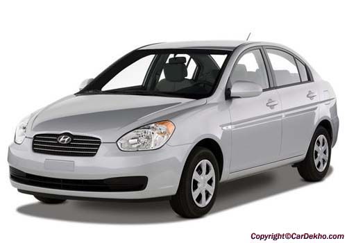 Hyundai Accent Executive Front Angle High View Pictures