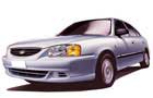 Hyundai Accent Executive LPG Front Angle High View Exterior Photo Hyundai Accent Executive LPG Front Angle High View Exterior Photo