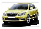 Skoda New Laura 1.9 TDI AT Ambiente Front Angle Low View Exterior Photo Skoda New Laura 1.9 TDI AT Ambiente Front Angle Low View Exterior Photo