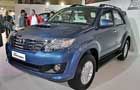Toyota Fortuner Front Angle High View Picture