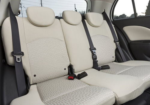 New Nissan Micra Interior. Nissan Micra Rear Seats