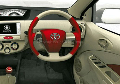toyota etios interior pics. Toyota Etios Steering Wheel