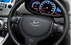 Hyundai i10 Asta w/Sun Roof Steering Wheel Interior Photo
