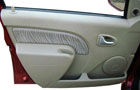 Mahindra Renault Logan 1.4 GLE Petrol Inside Of Driver's Side Open Door Interior Photo Mahindra Renault Logan 1.4 GLE Petrol Inside Of Driver's Side Open Door Interior Photo