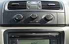 Skoda Fabia Front AC Controls Picture
