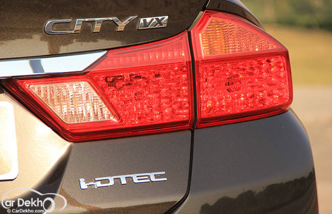 New tail lamps in new Honda City