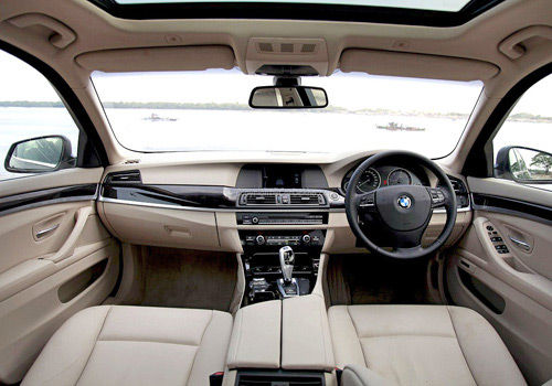  a 6 DVD changer neatly tucked inside which is an option on the BMW 520d