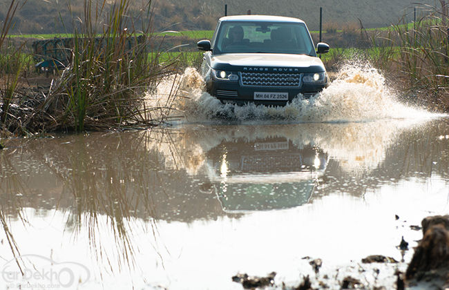 Rallying in a Range Rover