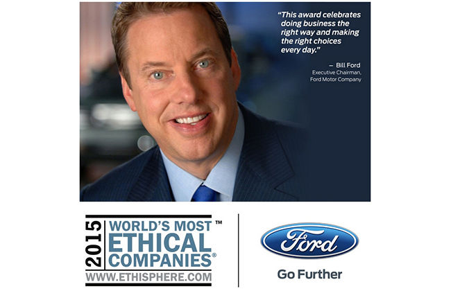 Ford motor company ethical standards