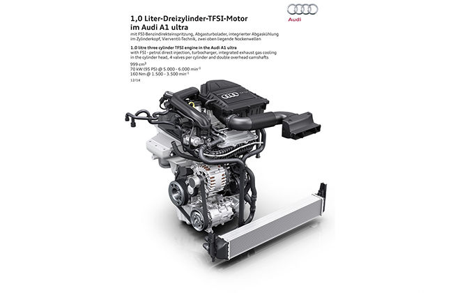 Audi 1.0L TFSI Petrol Engine