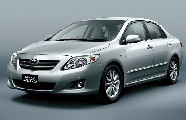 5,834 Units of Toyota Corolla Altis Diesel Recalled in India