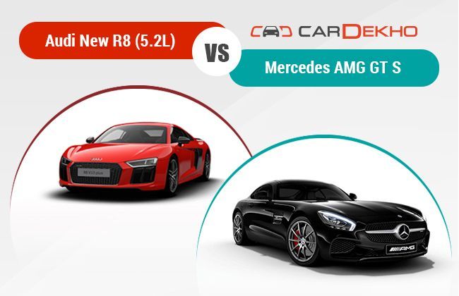 Audi new R8 vs Mercedes AMG GT S