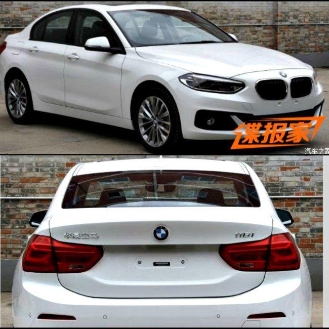 BMW 1-Series sedan spotted!
