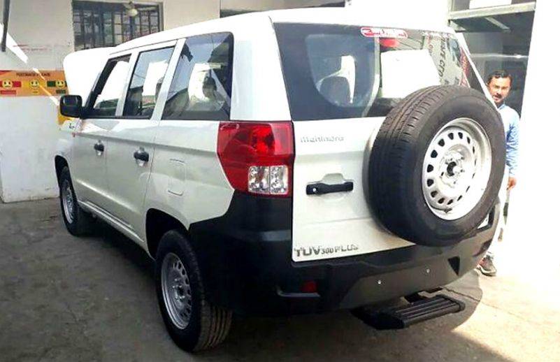 Longer Mahindra TUV 300 Plus Coming Soon (Clear Shots Of The MPV Inside)