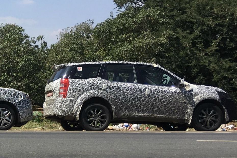 2018 Mahindra XUV500 Facelift Spied For The First Time